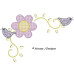 ALW046 Floral Curls