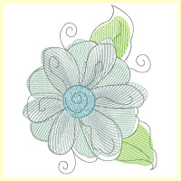 ALW063 Retro Flowers