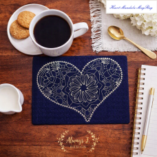 ALW250 Heart Mandala Mugrug