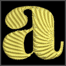 ALW240 Golden Wave Alphabet