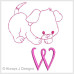 ALW255 Puppy Love Full Alphabet