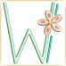 ALW280 Floral Echo Alphabet