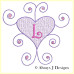 ALW360 Hearts and Swirls Alphabet