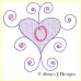 ALW360 Hearts and Swirls Alphabet