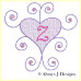 ALW360 Hearts and Swirls Alphabet