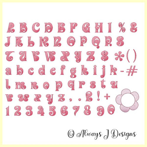 Flower Power Alphabet