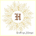 ALW377 Floral Wreath Alphabet
