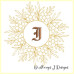 ALW377 Floral Wreath Alphabet
