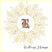 ALW377 Floral Wreath Alphabet