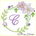 ALW380 Mauve Blooms Alphabet