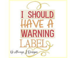 Warning Label