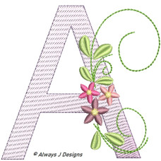 ALW414 Summer Twirls Alphabet