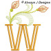 ALW417 Fire Flower Alphabet