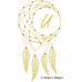 ALW443 Dream Catcher Alphabet