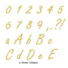 ALW444 Golden Dream Alphabet