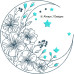 ALW451 Floral Moon Bundle