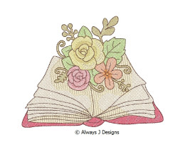 Book with Flowers