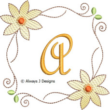 ALW461 Springtime Elegance Alphabet