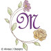 ALW498 Floral Hug Alphabet