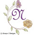 ALW498 Floral Hug Alphabet