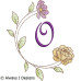 ALW498 Floral Hug Alphabet