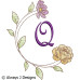 ALW498 Floral Hug Alphabet