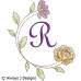 ALW498 Floral Hug Alphabet
