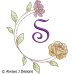 ALW498 Floral Hug Alphabet