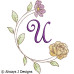 ALW498 Floral Hug Alphabet