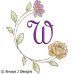 ALW498 Floral Hug Alphabet