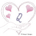 ALW518 Handful of Hearts Alphabet