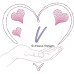 ALW518 Handful of Hearts Alphabet