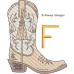ALW523 Boots Alphabet