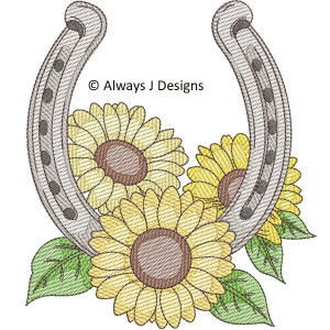 ALW558 Lucky Sunflowers