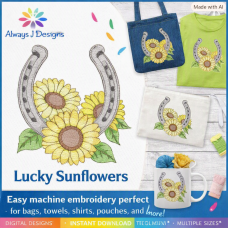 ALW558 Lucky Sunflowers