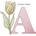 ALW560 Tulip Time Alphabet
