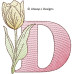 ALW560 Tulip Time Alphabet