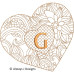 ALW568 Heart of Flowers Alphabet