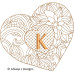 ALW568 Heart of Flowers Alphabet