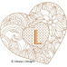 ALW568 Heart of Flowers Alphabet