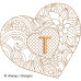 ALW568 Heart of Flowers Alphabet