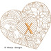 ALW568 Heart of Flowers Alphabet