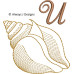 ALW571 Sea Shell Alphabet