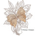 ALW576 Fleur de Papillon