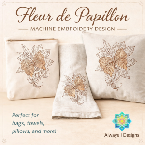 ALW576 Fleur de Papillon
