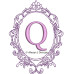 ALW578 Aria Purple Alphabet