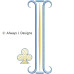 ALW585 French Country Card Alphabet