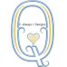 ALW585 French Country Card Alphabet