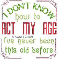 ALW598 Act your Age