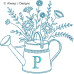 ALW624 Sprinkle Flowers Alphabet